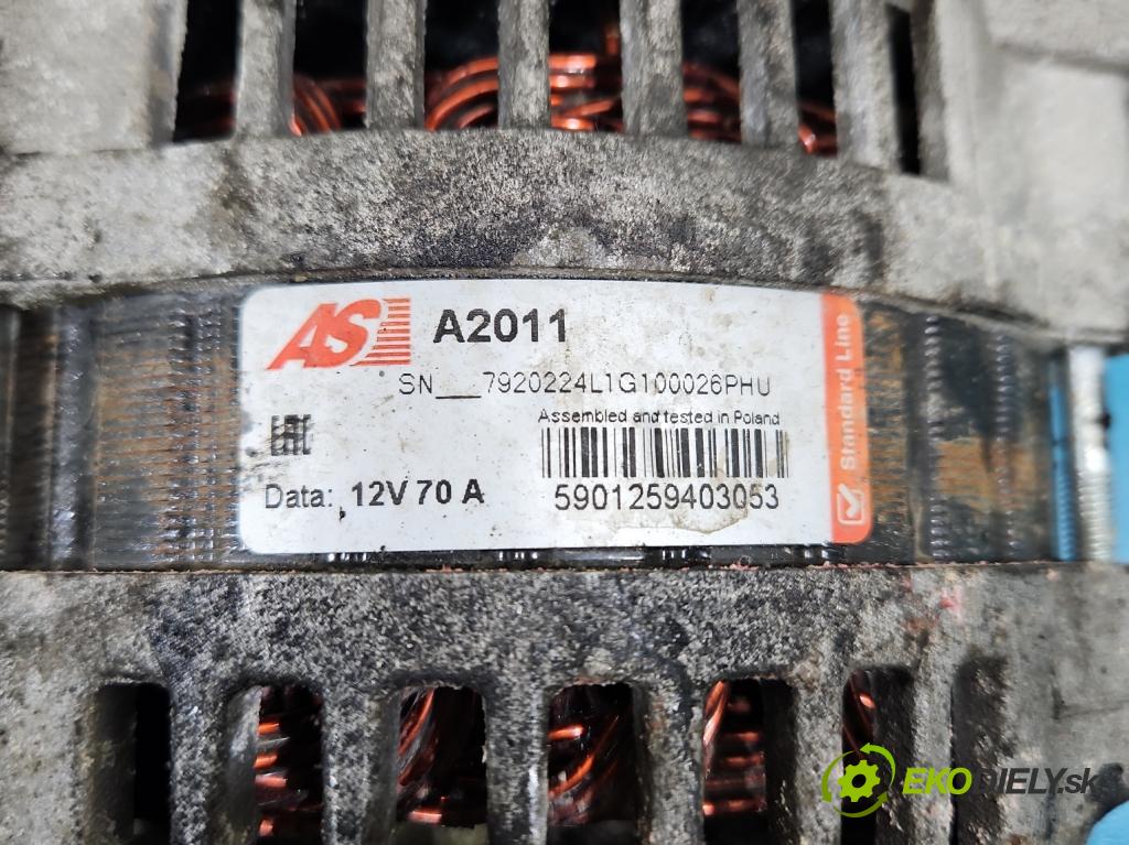 Opel Meriva A 2002-2010 1.7 dti 75 HP manual 55 kW 1686 cm3 5- Alternator  (Alternátor)