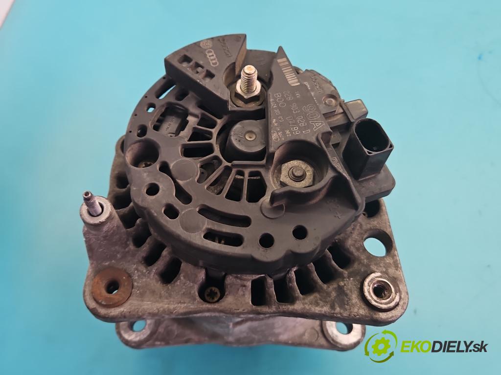 Seat Toledo II 1998-2004 1.6 8V 101 HP manual 74 kW 1595 cm3 4- Alternator 028903028D (Alternátor)