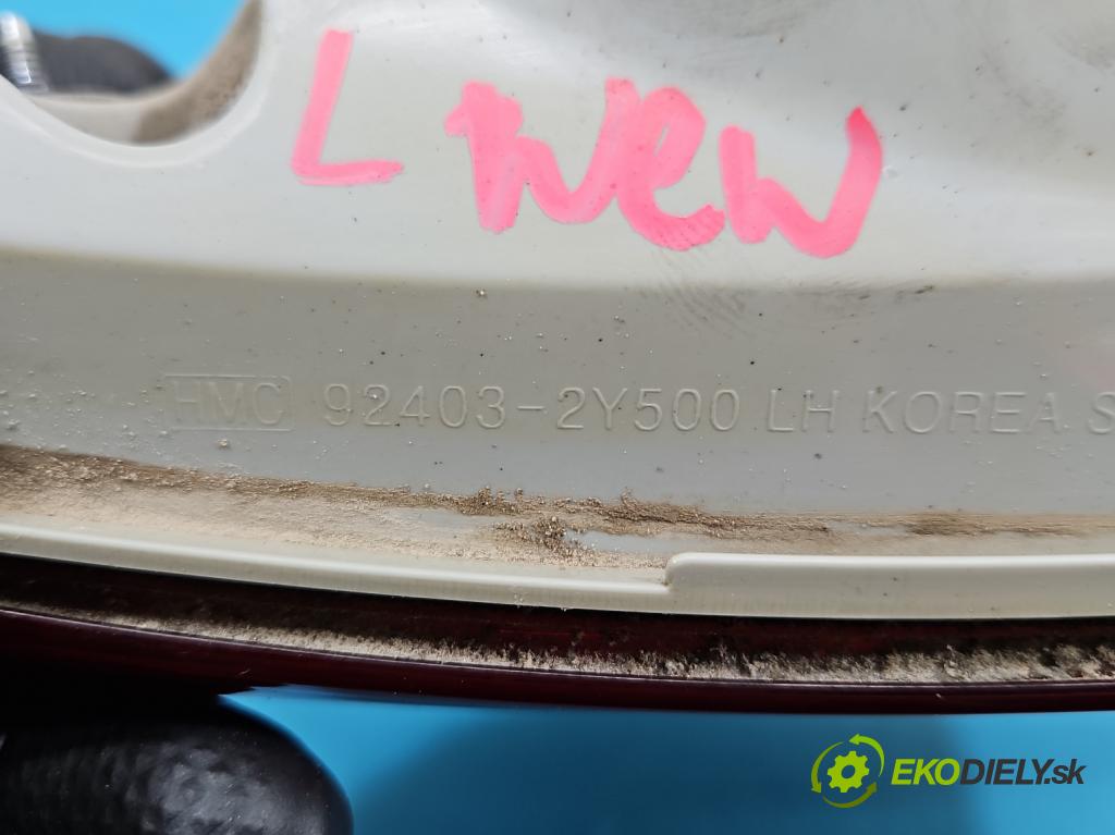 Hyundai Ix35 1.6 Gdi: G4FD 135 HP manual 99 kW 1591 cm3 5- svetlo / reflektor zadné ľavé kufrové dvere 92403-2Y5
