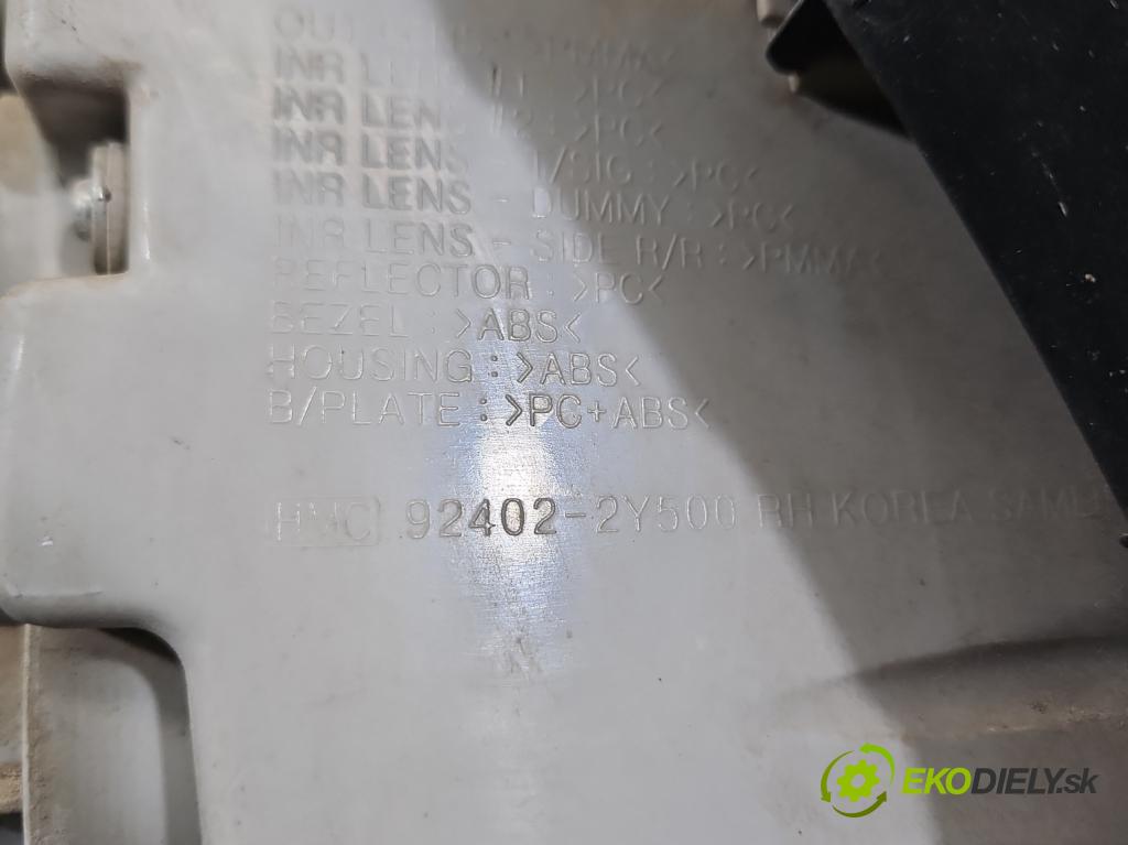 Hyundai Ix35 1.6 Gdi: G4FD 135 HP manual 99 kW 1591 cm3 5- svetlo / reflektor zadné pravé blatník 92402-2Y500