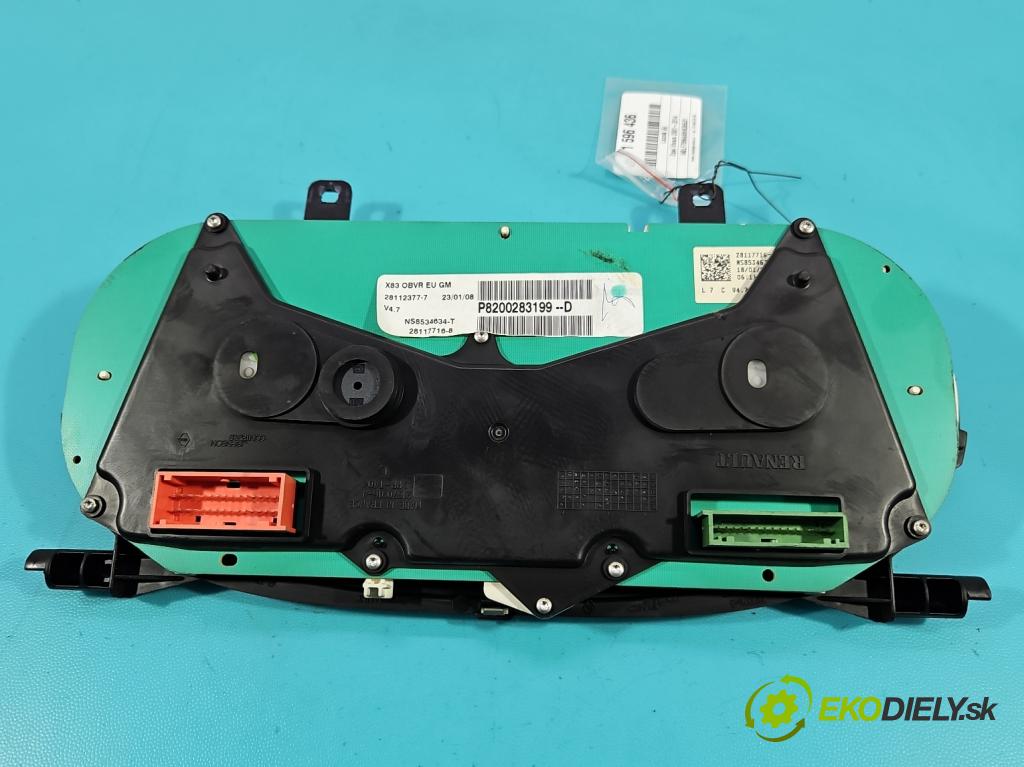 Opel Vivaro 2001-2014 2.0 cdti 90 HP manual 66 kW 1995 cm3 5- prístrojovka/ budíky P8200283199-D (Prístrojová doska)