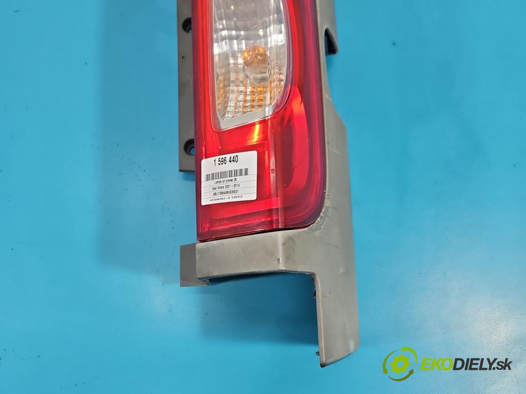 Opel Vivaro 2001-2014 2.0 cdti 90 HP manual 66 kW 1995 cm3 5- svetlo / reflektor zadné pravé blatník 265A60118R