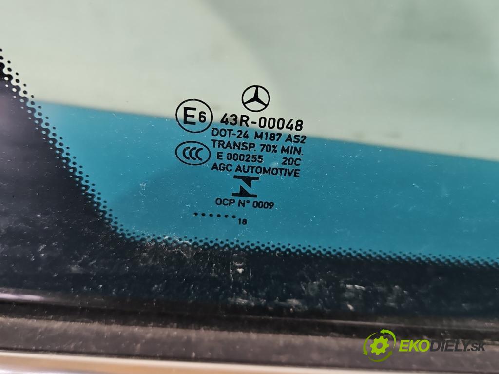 Mercedes E W213 2016-2023 2.0 cdi 654920 194KM: automatic 143 kW 1950 cm3 5- sklo zadné ľavé