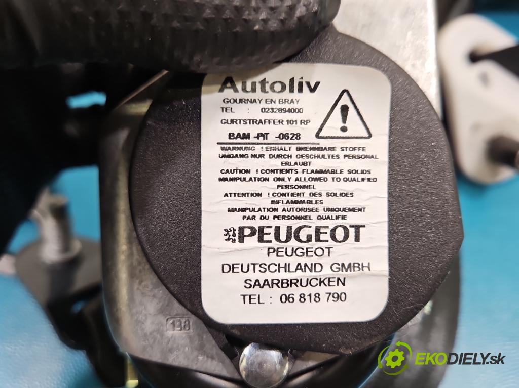 Peugeot 2008 I 2013-2019 1.2 12V 110 hp automatic 81 kW 1199 cm3 5- stěna bezpečnost přední pravý 98063151XX