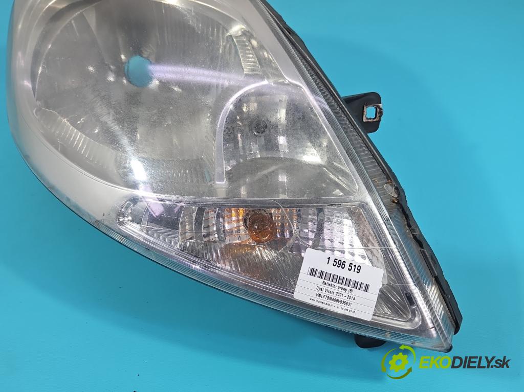 Opel Vivaro 2001-2014 2.0 cdti 90 hp manual 66 kW 1995 cm3 5- světlo pravý 8200701356 (Pravé přední světlo)