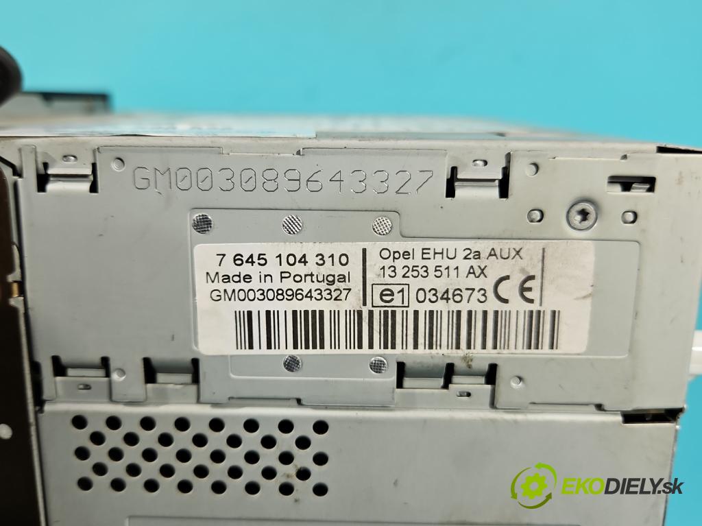 Opel Vivaro 2001-2014 2.0 cdti 90 HP manual 66 kW 1995 cm3 5- Radio originál 13253511