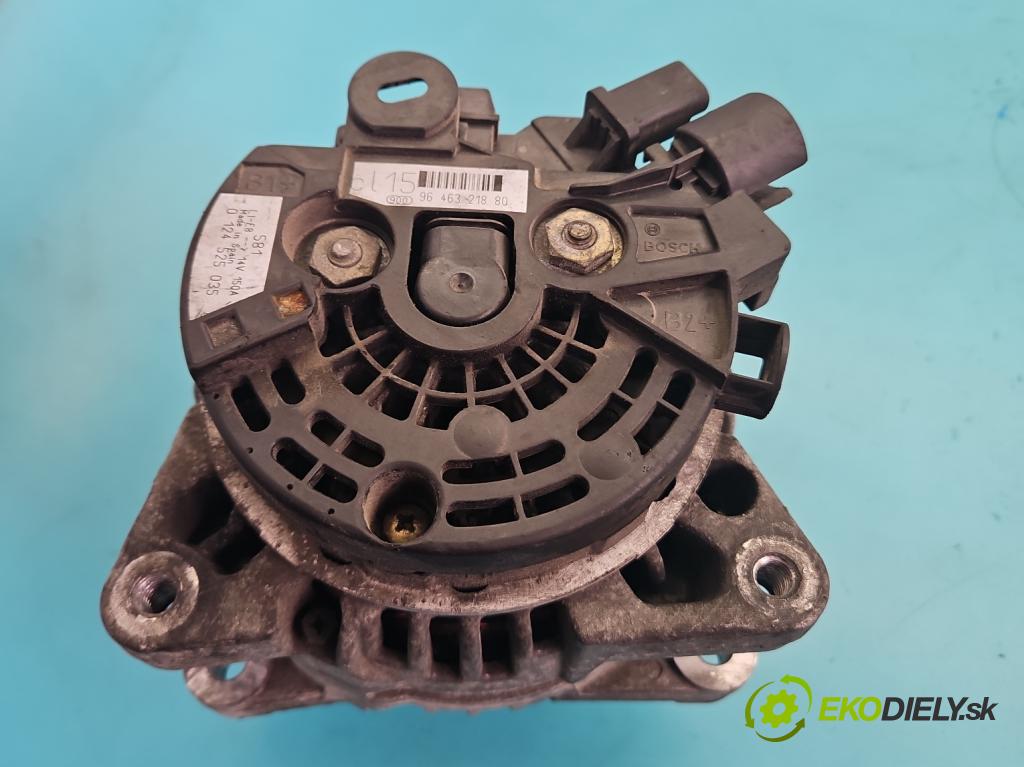 Citroen C4 I 2004-2011 1.6 hdi 90 HP manual 66.2 kW 1560 cm3 5- Alternator 9646321880 (Alternátor)