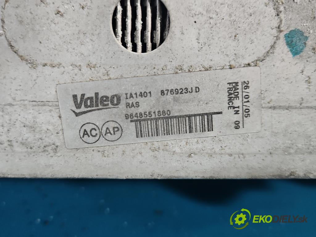 Citroen C4 I 2004-2011 1.6 hdi 90 HP manual 66.2 kW 1560 cm3 5- Intercooler 876923JD (Intercooler (chladič nasávaného vzduchu))