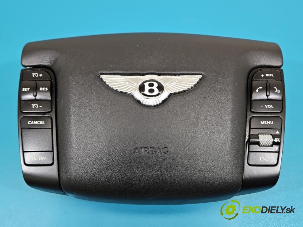 Bentley Continental I 2005-2013 6.0 V12 automatic 411 kW 5998 cm3 4- airbag vzduch: Řidiči: 3W0959537B (Airbag)
