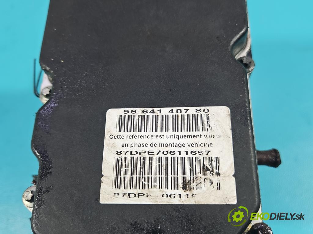 Citroen C4 Grand picasso I 2006-2013 1.8 16V 125 hp manual 92 kW 1749 cm3 5- čerpadlo abs 9664148780 (Pumpa ABS)