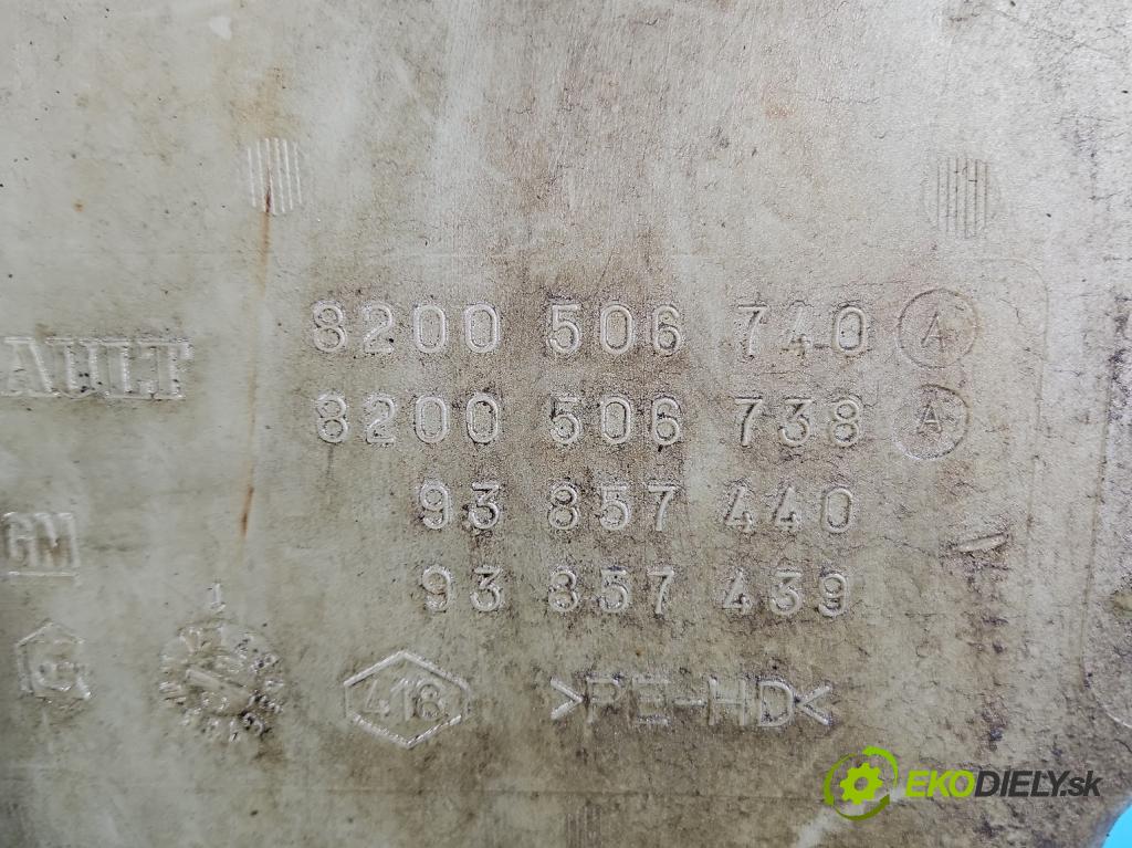 Opel Vivaro 2001-2014 2.0 cdti 90 HP manual 66 kW 1995 cm3 5- nádržka tekutina: ostrekovačov 8200506740