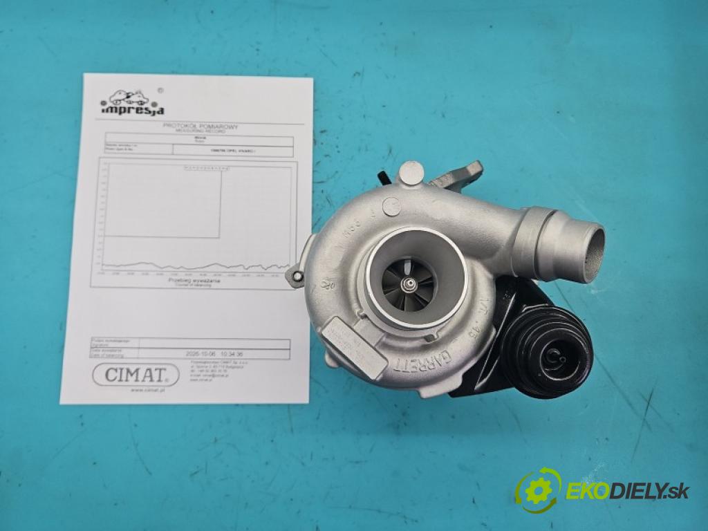 Opel Vivaro 2001-2014 2.0 cdti 90 hp manual 66 kW 1995 cm3 5- Turbodmychadlo repasováno 762785-3