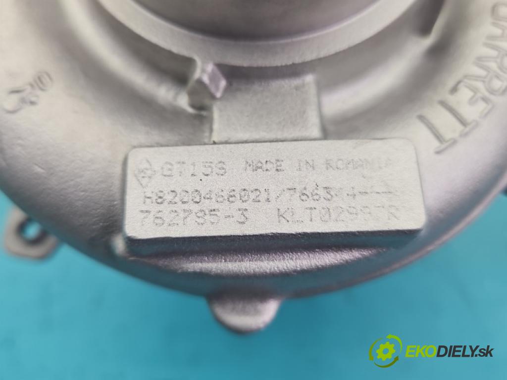 Opel Vivaro 2001-2014 2.0 cdti 90 hp manual 66 kW 1995 cm3 5- Turbodmychadlo repasováno 762785-3