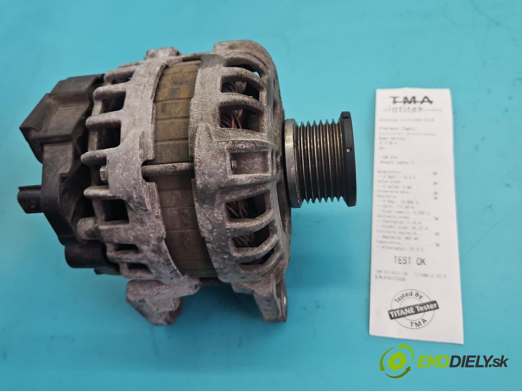 Renault Captur I 2013-2019 0.9 90 hp manual 66 kW 898 cm3 5- Alternator 231008593R (Alternátor)