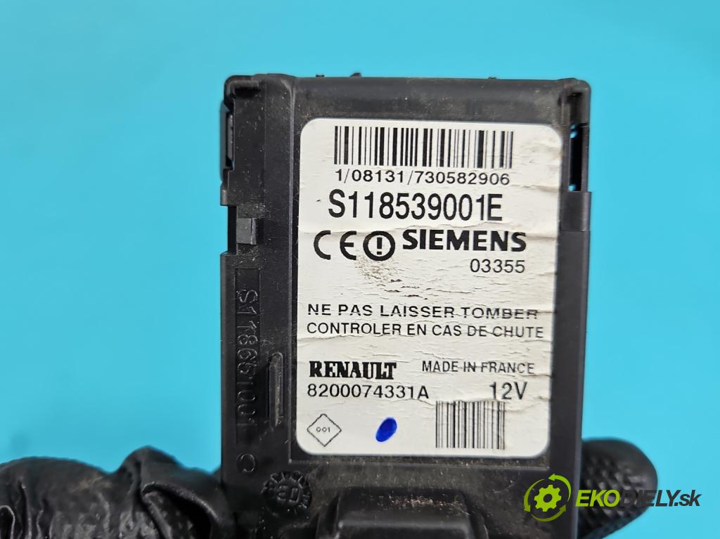 Renault Megane II 2003-2008 1.6 16V 113 HP automatic 83 kW 1598 cm3 5- Čitateľ: kárt S118539001E