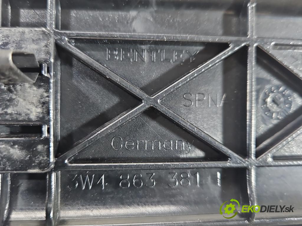 Bentley Continental I 2005-2013 6.0 V12 automatic 411 kW 5998 cm3 4- lišta ozdobná vnitŕní: 3W4863381P