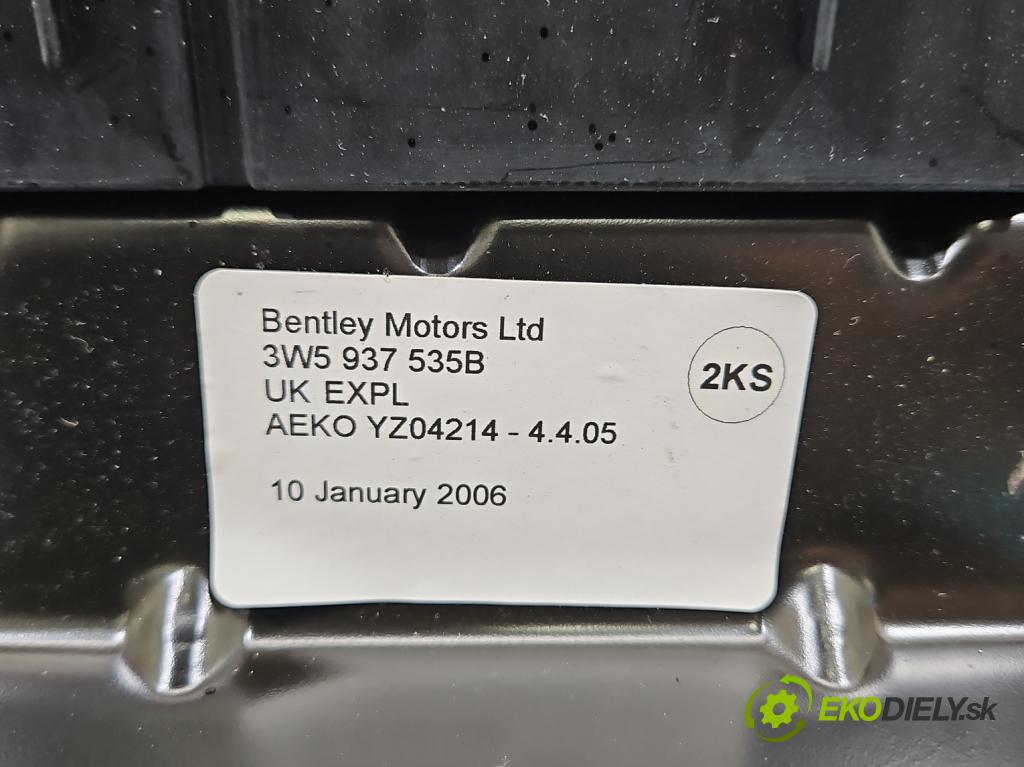 Bentley Continental I 2005-2013 6.0 V12 automatic 411 kW 5998 cm3 4- skříňka pojistková 3D0937499B (Pojistková skříňka)