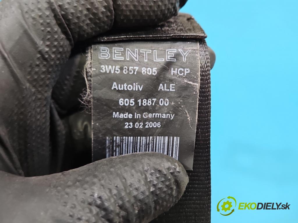Bentley Continental I 2005-2013 6.0 V12 automatic 411 kW 5998 cm3 4- pas bezpečnosť: zadné ľavý 3W5857805