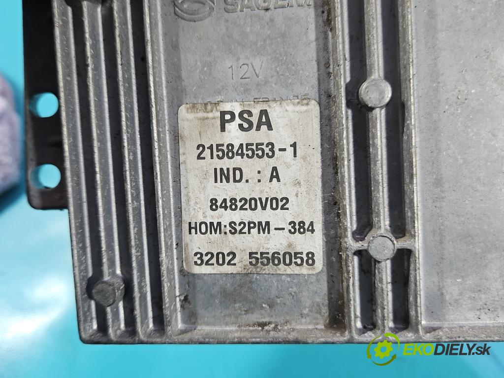 Citroen C2 1.4 8V 73 HP automatic 54 kW 1360 cm3 3- riadiaca jednotka motora 9651556680
