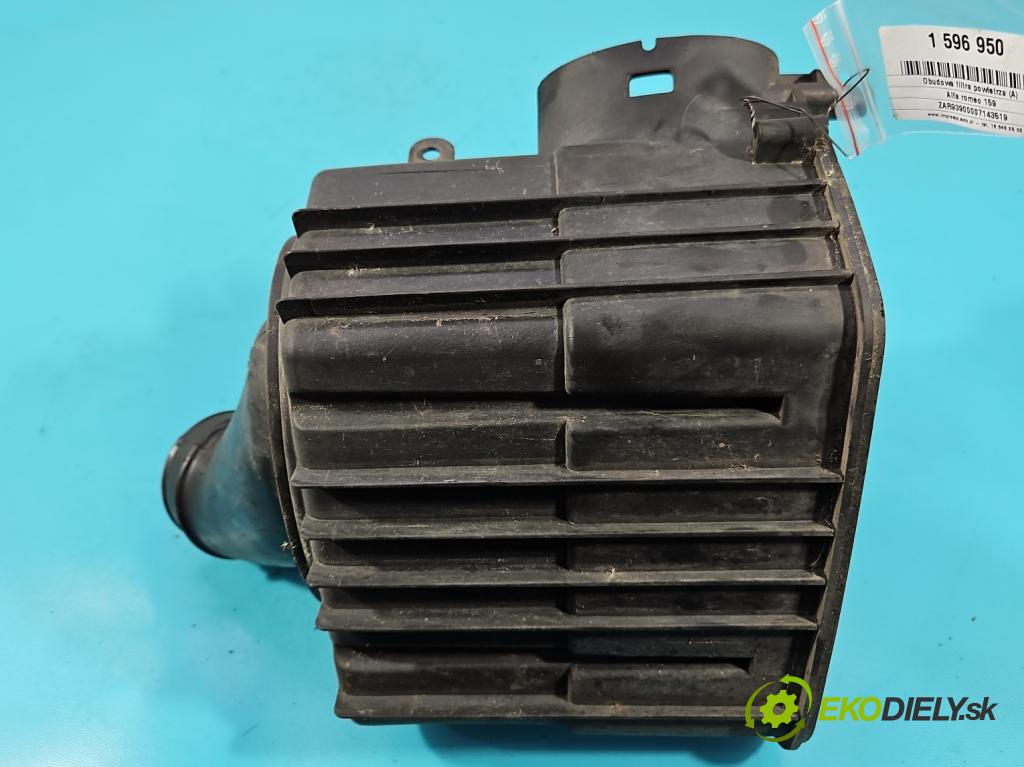 Alfa romeo 159 1.8 16V Z18XER 140 HP manual 103 kW 1796 cm3 5- obal filtra vzduchu 51785518 (Obal vzduchového filtra)
