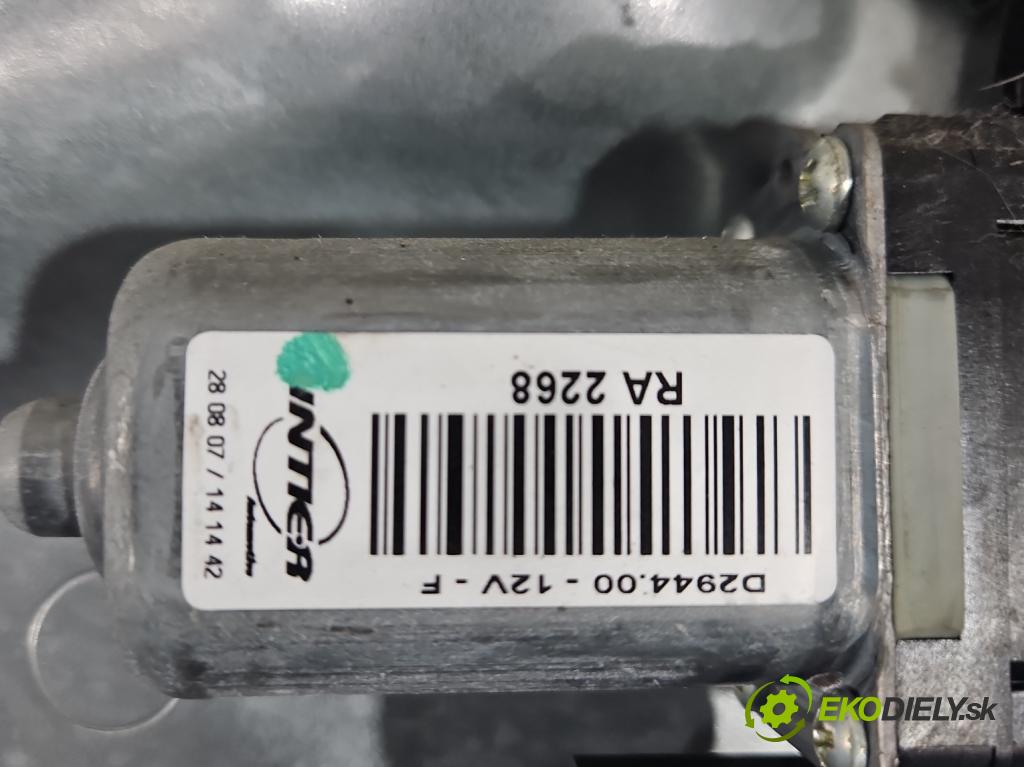 Alfa romeo 159 1.8 16V Z18XER 140 HP manual 103 kW 1796 cm3 5- mechanizmus okna zadné ľavý 1M10863