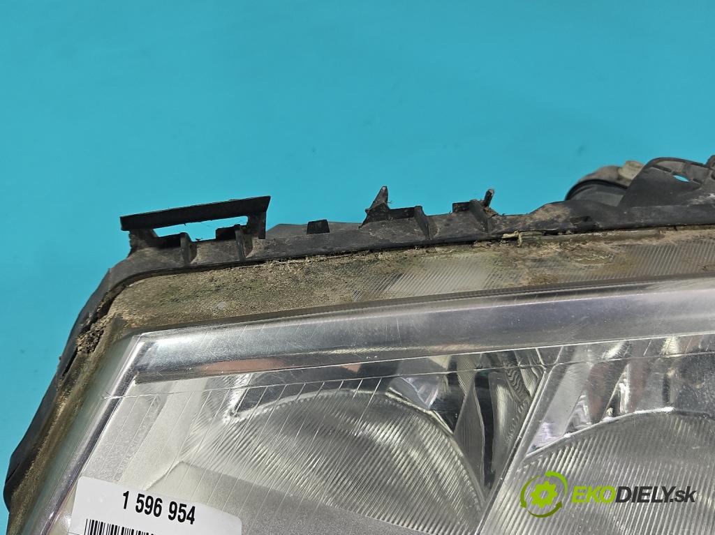 Renault Megane II 2003-2008 1.6 16V 113 HP automatic 83 kW 1598 cm3 5- Reflektor: ľavý 7701064018 (Kľučka dverí ostatné)