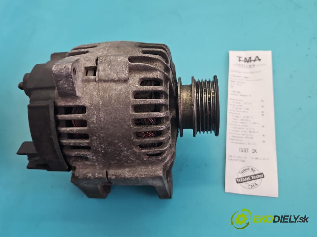 Renault Megane II 2003-2008 1.6 16V 113 hp automatic 83 kW 1598 cm3 5- Alternator 820010907 (Alternátor)