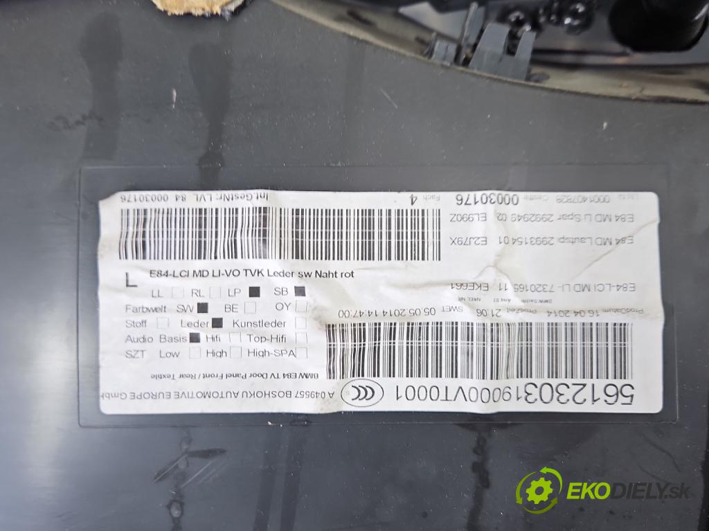 Bmw X1 E84 2009-2015 2.0d 184hp automatic 135 kW 1995 cm3 5- sedačke: komplet