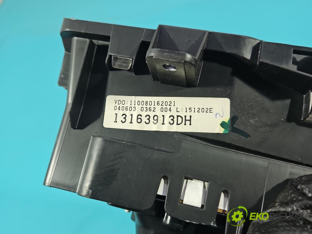 Opel Meriva A 2002-2010 1.6 16V 101 HP manual 74 kW 1598 cm3 5- riadiaca jednotka motora 12214830