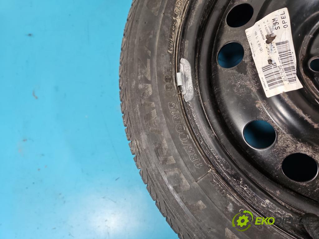Opel Meriva A 2002-2010 1.6 16V 101 HP manual 74 kW 1598 cm3 5- koleso rezervne 15"