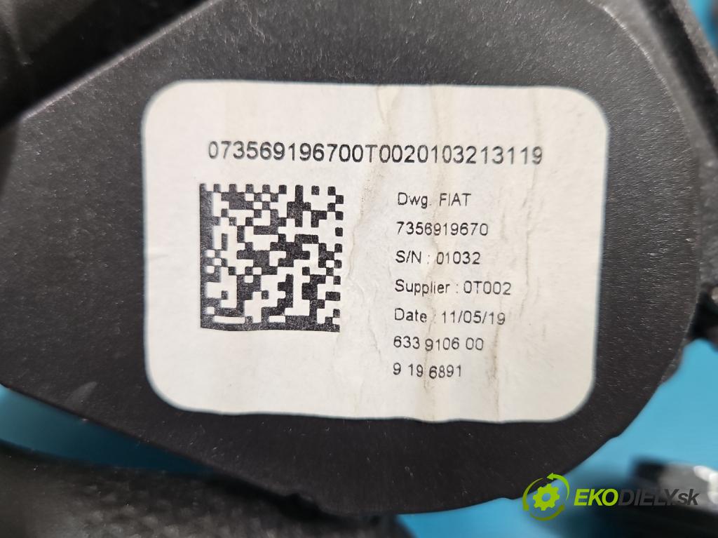 Fiat Tipo II 2015- 1.4 T 120 hp manual 88 kW 1368 cm3 5- stěna bezpečnost zadní pravý 7356919670