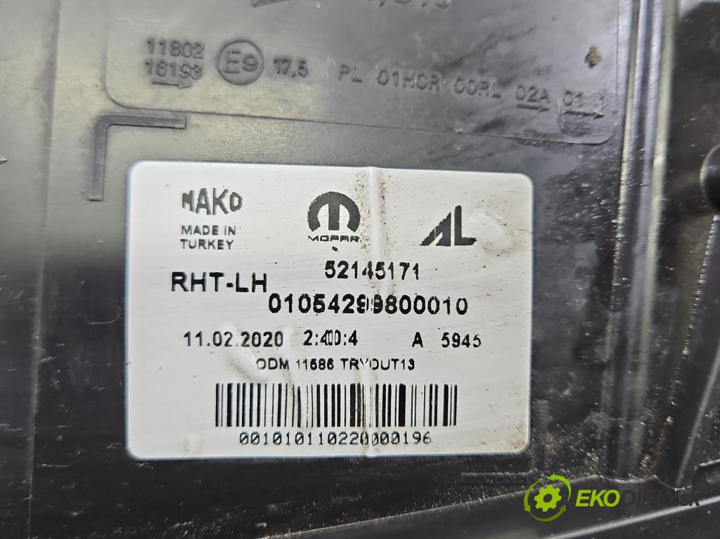 Fiat Tipo II 2015- 1.4 T 120 HP manual 88 kW 1368 cm3 5- Reflektor: ľavý 52145171 (Kľučka dverí ostatné)