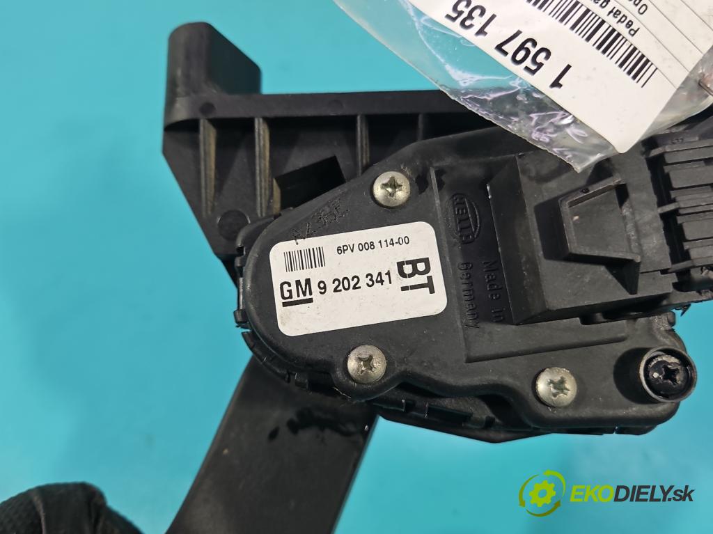 Opel Zafira B 2005-2014 1.9 cdti 120 hp manual 88 kW 1910 cm3 5- pedal plyn: potenciometr: 9202341BT