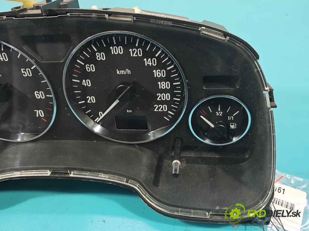 Opel Astra II 1998-2009 1.6 8V 84KM manual 62 kW 1598 cm3 3- prístrojovka/ budíky 24451495TK (Prístrojová doska)