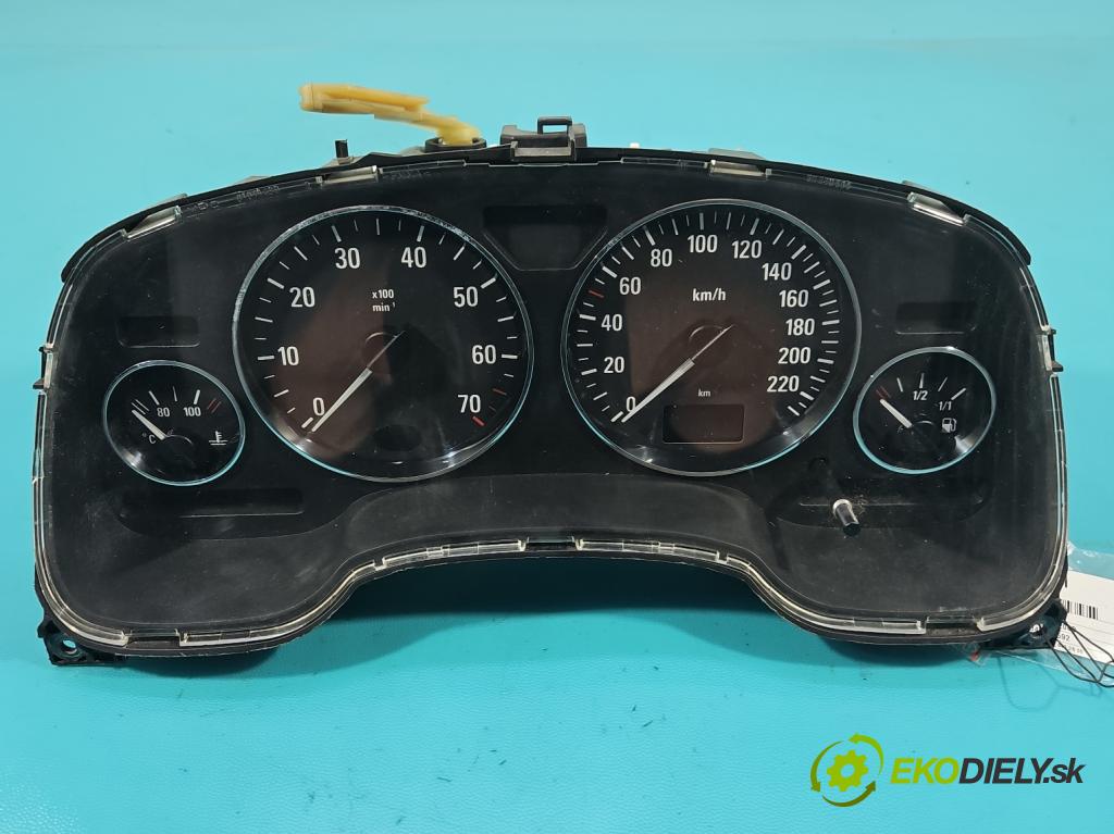 Opel Astra II 1998-2009 1.6 8V 84KM manual 62 kW 1598 cm3 3- prístrojovka/ budíky 24451495TK (Prístrojová doska)