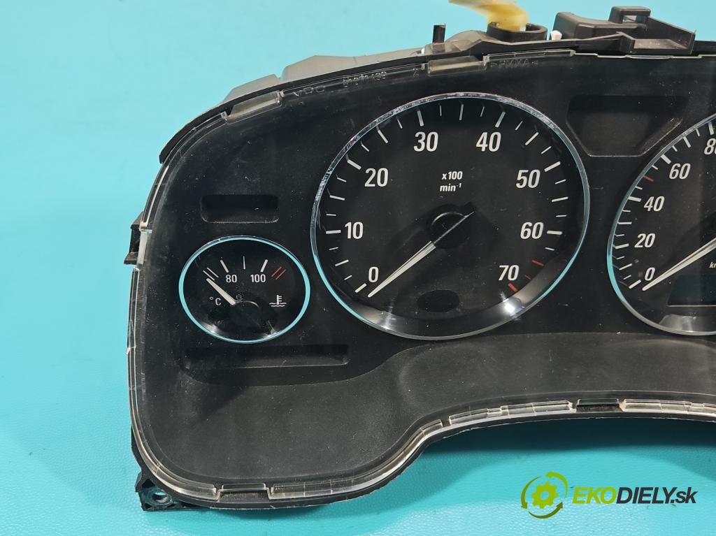 Opel Astra II 1998-2009 1.6 8V 84KM manual 62 kW 1598 cm3 3- prístrojovka/ budíky 24451495TK (Prístrojová doska)