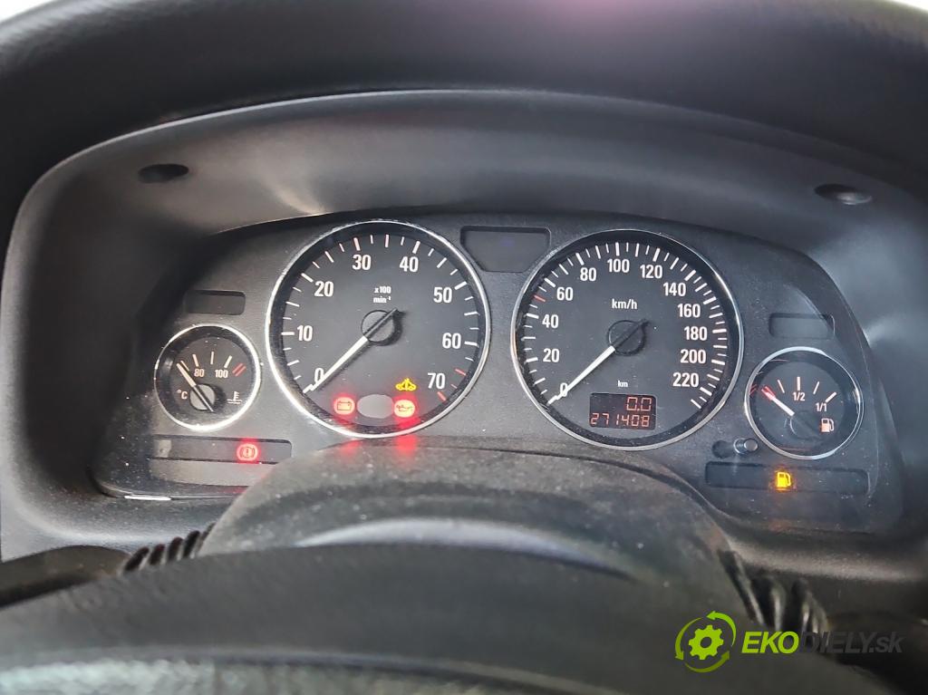 Opel Astra II 1998-2009 1.6 8V 84KM manual 62 kW 1598 cm3 3- prístrojovka/ budíky 24451495TK (Prístrojová doska)