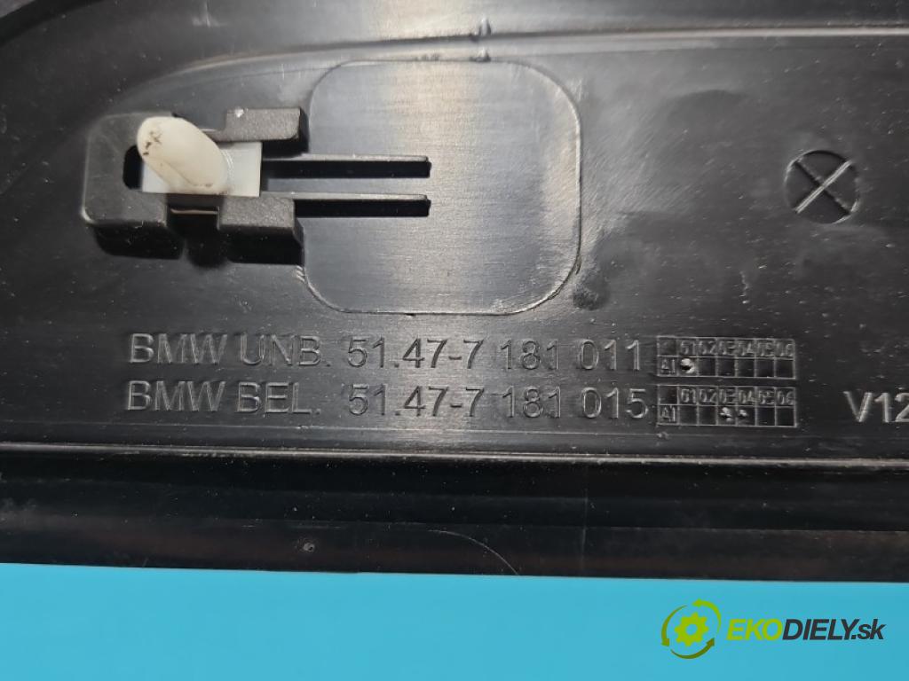 Bmw 7 F01 2008-2015 3.0d N57D30B 306KM automatic 225 kW 2993 cm3 4- lišta karosérie: 51477181014