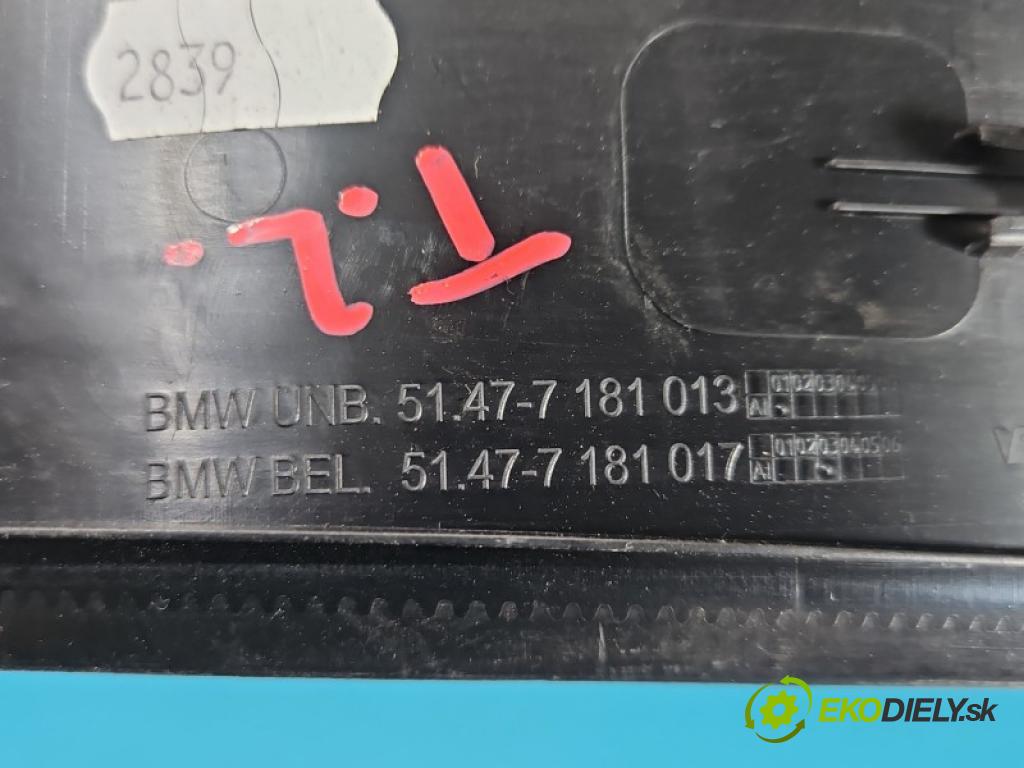 Bmw 7 F01 2008-2015 3.0d N57D30B 306KM automatic 225 kW 2993 cm3 4- lišta karosérie: 51477181014