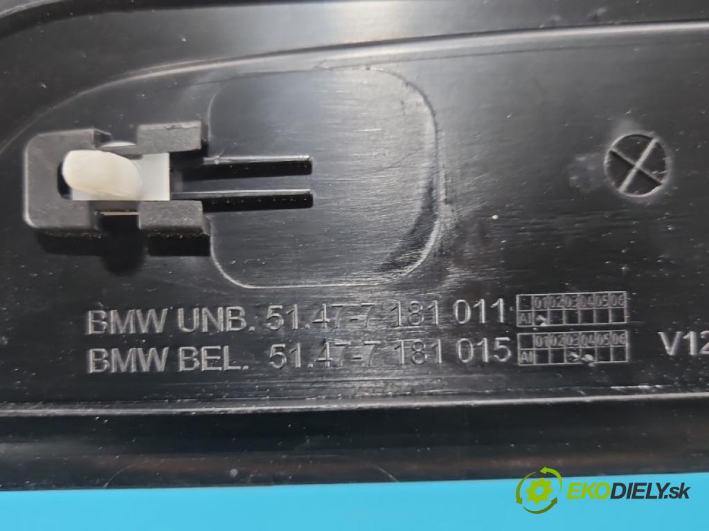 Bmw 7 F01 2008-2015 3.0d N57D30B 306KM automatic 225 kW 2993 cm3 4- lišta karosérie: 51477181014