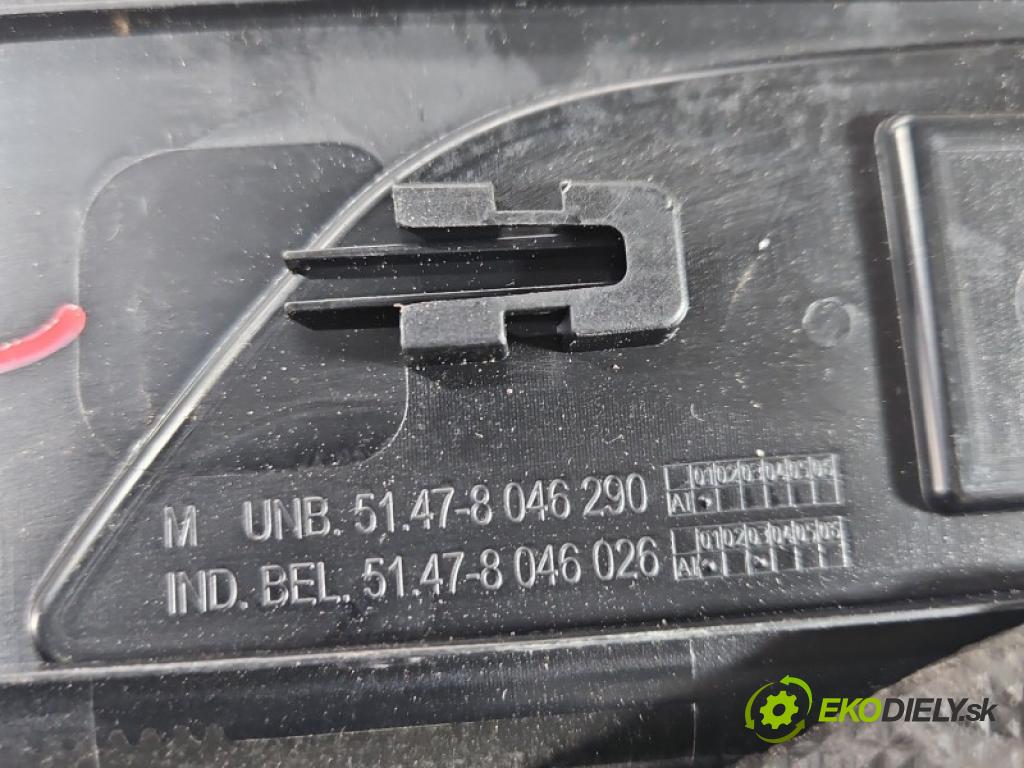Bmw 7 F01 2008-2015 3.0d N57D30B 306KM automatic 225 kW 2993 cm3 4- lišta karosérie: 51477181014