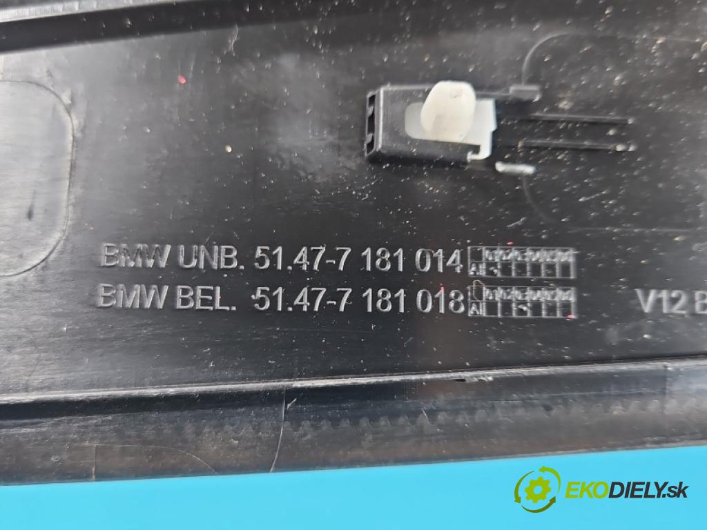 Bmw 7 F01 2008-2015 3.0d N57D30B 306KM automatic 225 kW 2993 cm3 4- lišta karosérie: 51477181014