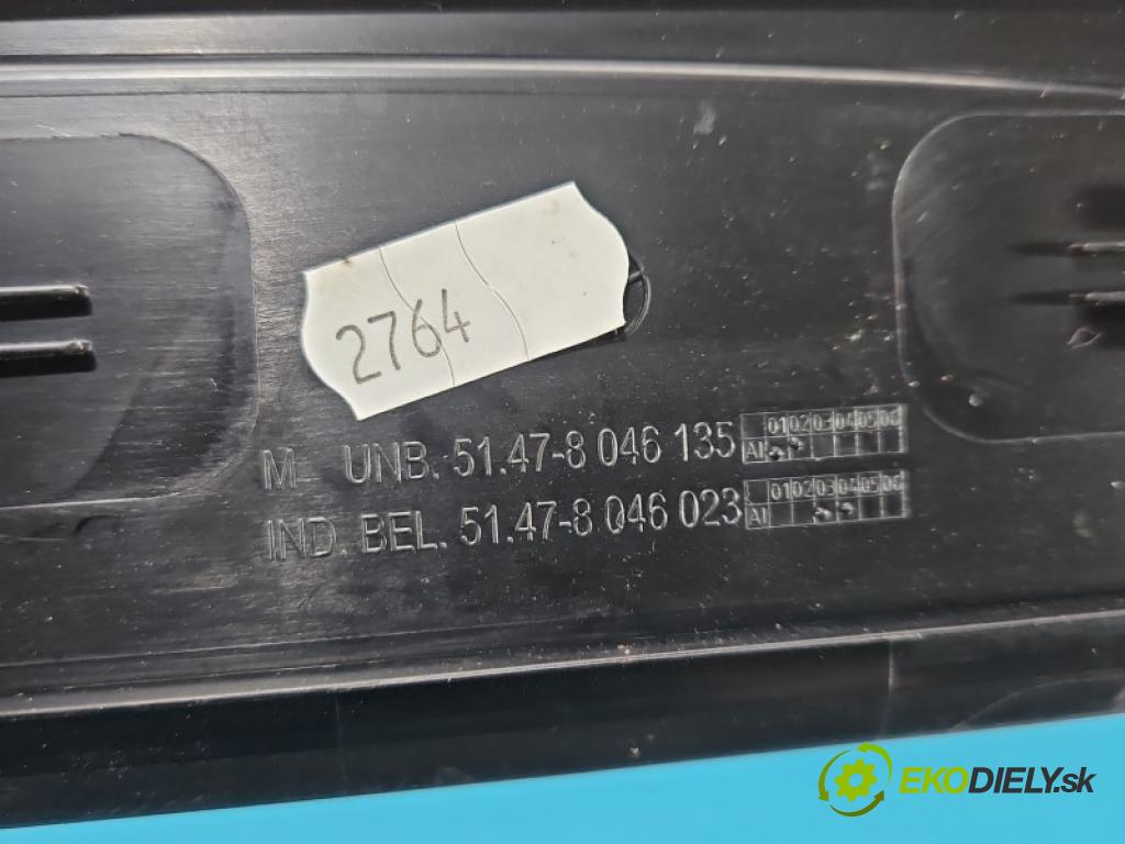 Bmw 7 F01 2008-2015 3.0d N57D30B 306KM automatic 225 kW 2993 cm3 4- lišta karosérie: 51477181014