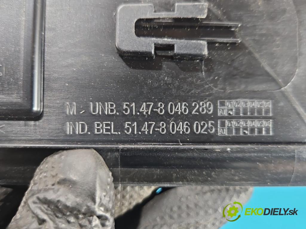 Bmw 7 F01 2008-2015 3.0d N57D30B 306KM automatic 225 kW 2993 cm3 4- lišta karosérie: 51477181014