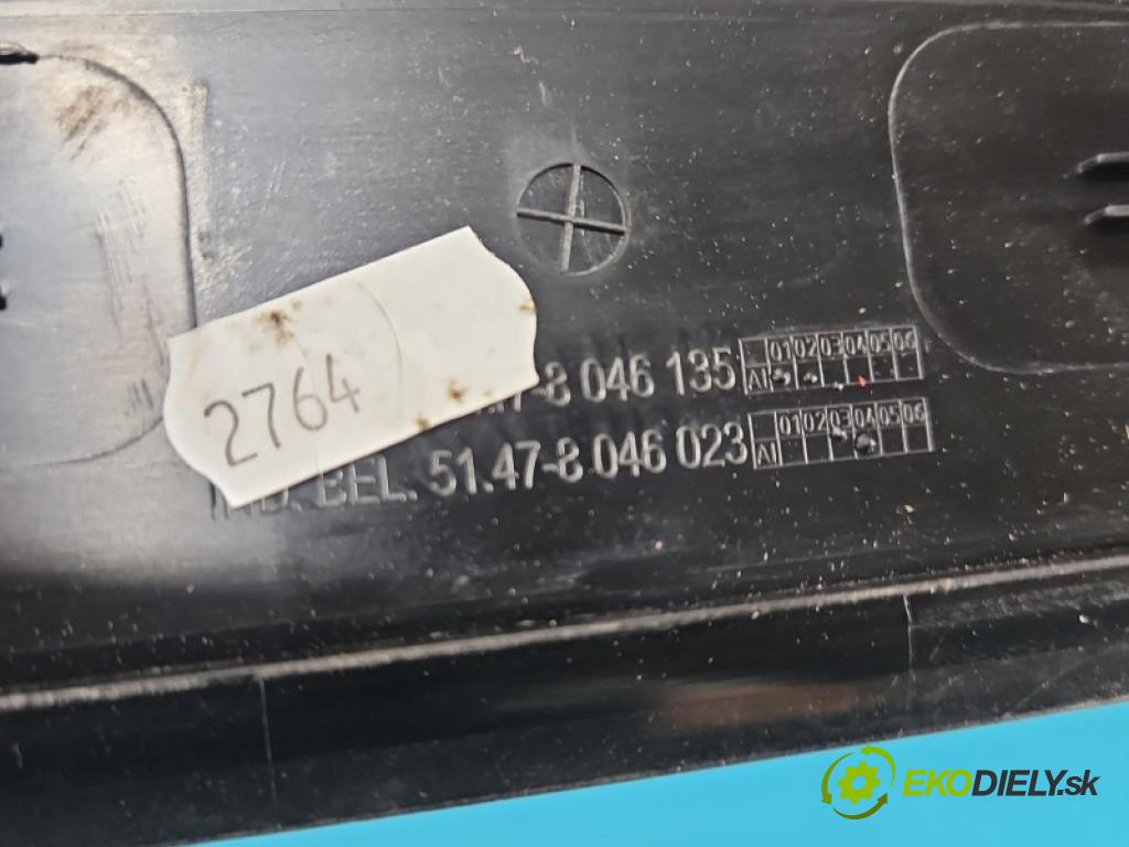 Bmw 7 F01 2008-2015 3.0d N57D30B 306KM automatic 225 kW 2993 cm3 4- lišta karosérie: 51477181014