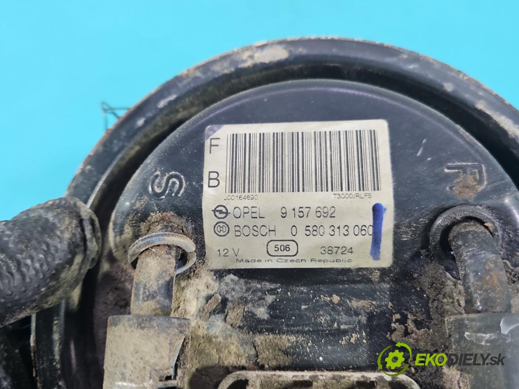 Opel Astra II 1998-2009 1.6 8V 84KM manual 62 kW 1598 cm3 3- čerpadlo palivo 9157692