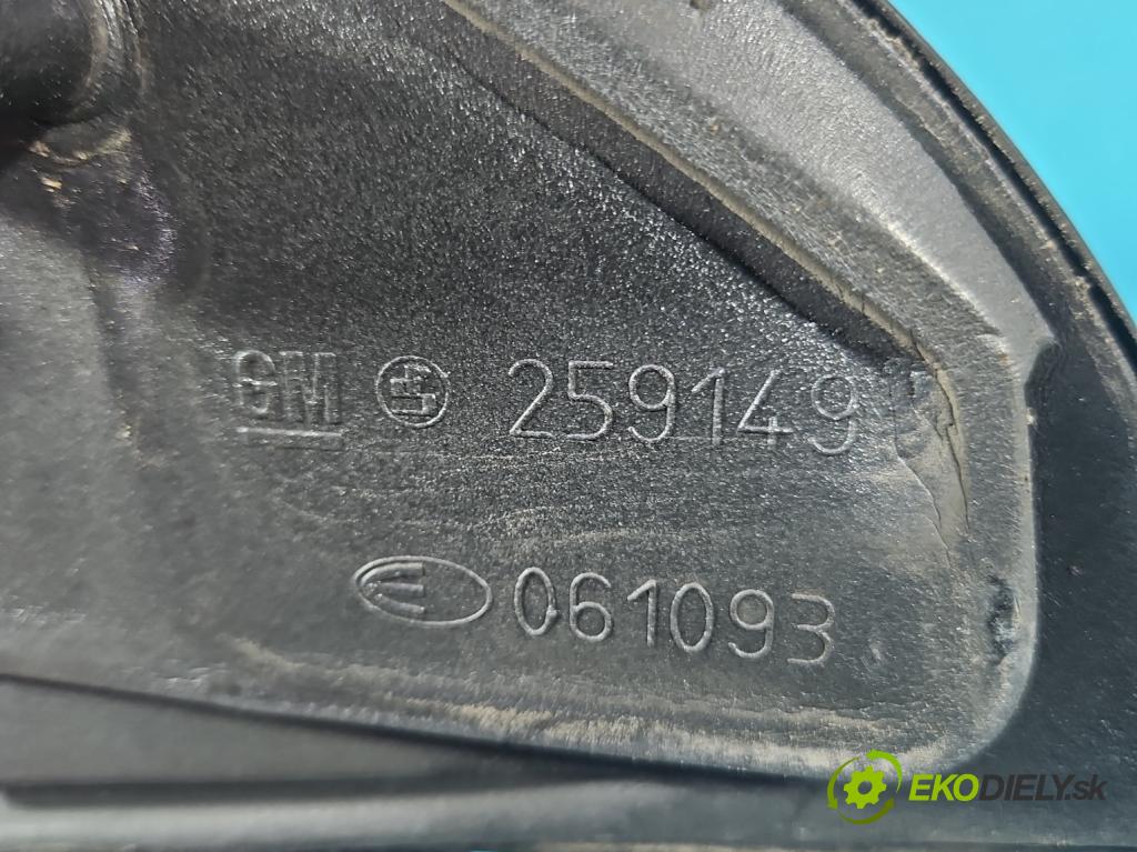 Opel Astra II 1998-2009 1.6 8V 84KM manual 62 kW 1598 cm3 3- zpětné zrcátko levé  (Klika dveří ostatní)
