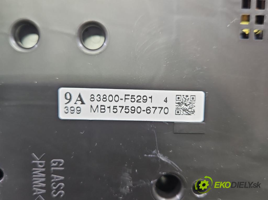 Toyota Yaris III 2011-2020 1.5 vvti 111KM manual 82 kW 1496 cm3 5- prístrojovka/ budíky 83800-F5291 (Prístrojová doska)