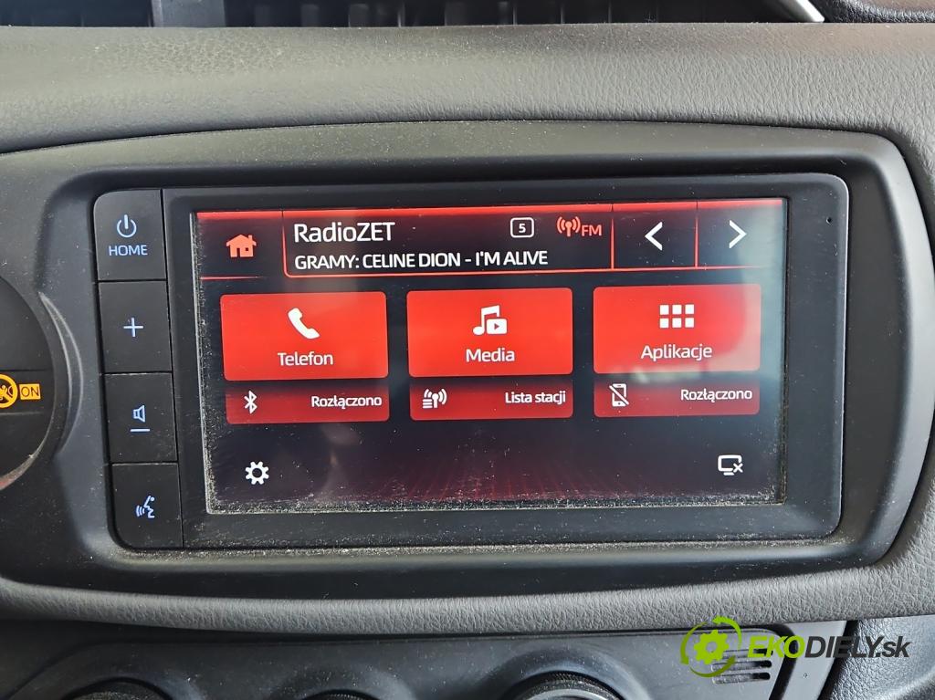 Toyota Yaris III 2011-2020 1.5 vvti 111KM manual 82 kW 1496 cm3 5- Radio továrna: 86140-YY150
