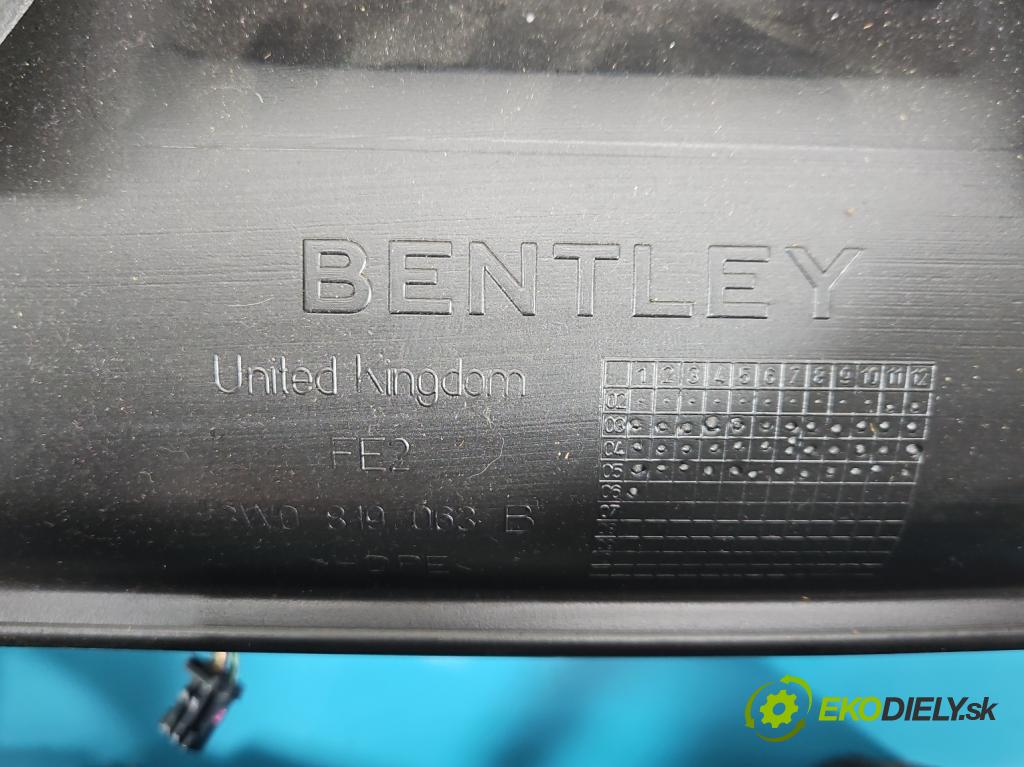 Bentley Continental I 2005-2013 6.0 V12 automatic 411 kW 5998 cm3 4- kokpit,pristrojová doska rozdeľovacia